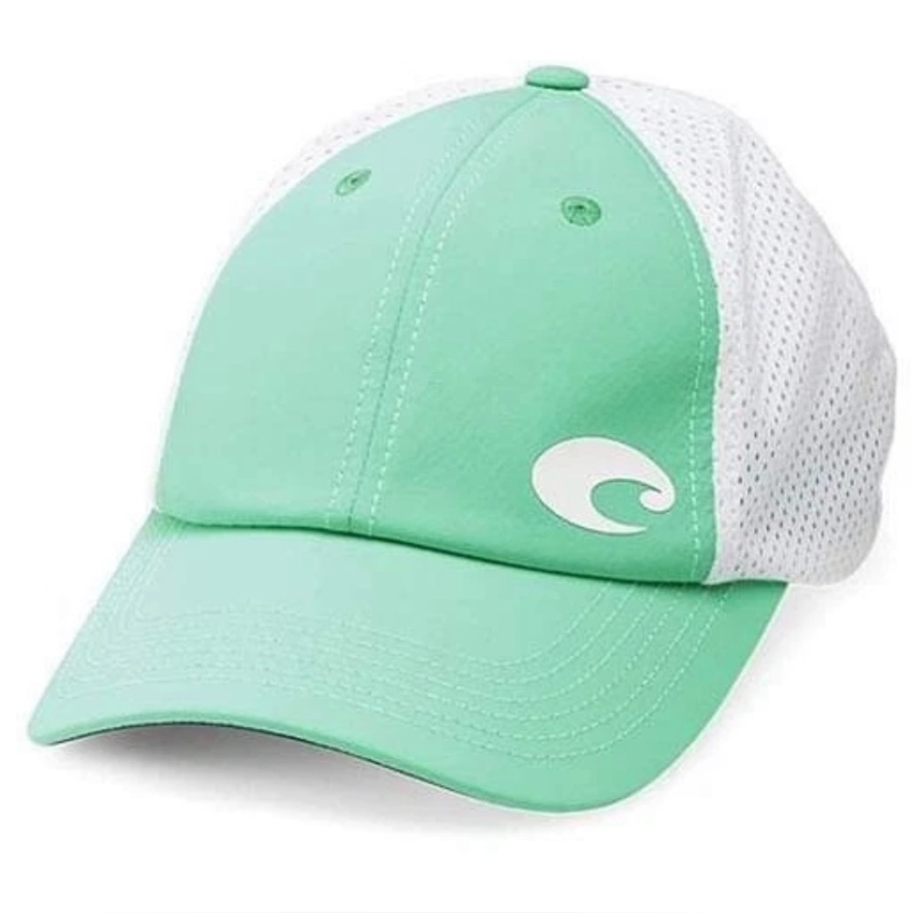 Costa Mint and White Performance Hat